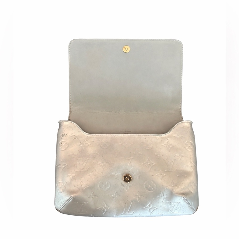 Louis Vuitton Silver LV Logo Vernis Leather Thompson Street Bag READ DESCRIPTION - Picture 4 of 11